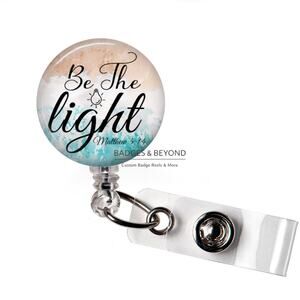 ✝️✨ Be The Light Matthew 5:14 Badge Reel | Christian Retractable ID Holder